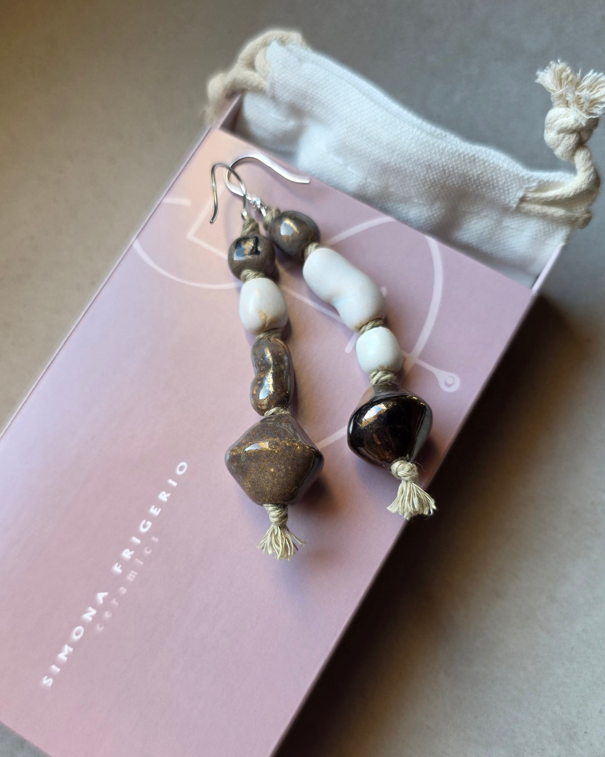 Orecchini Pepita del Tempo – sulla scatola regalo