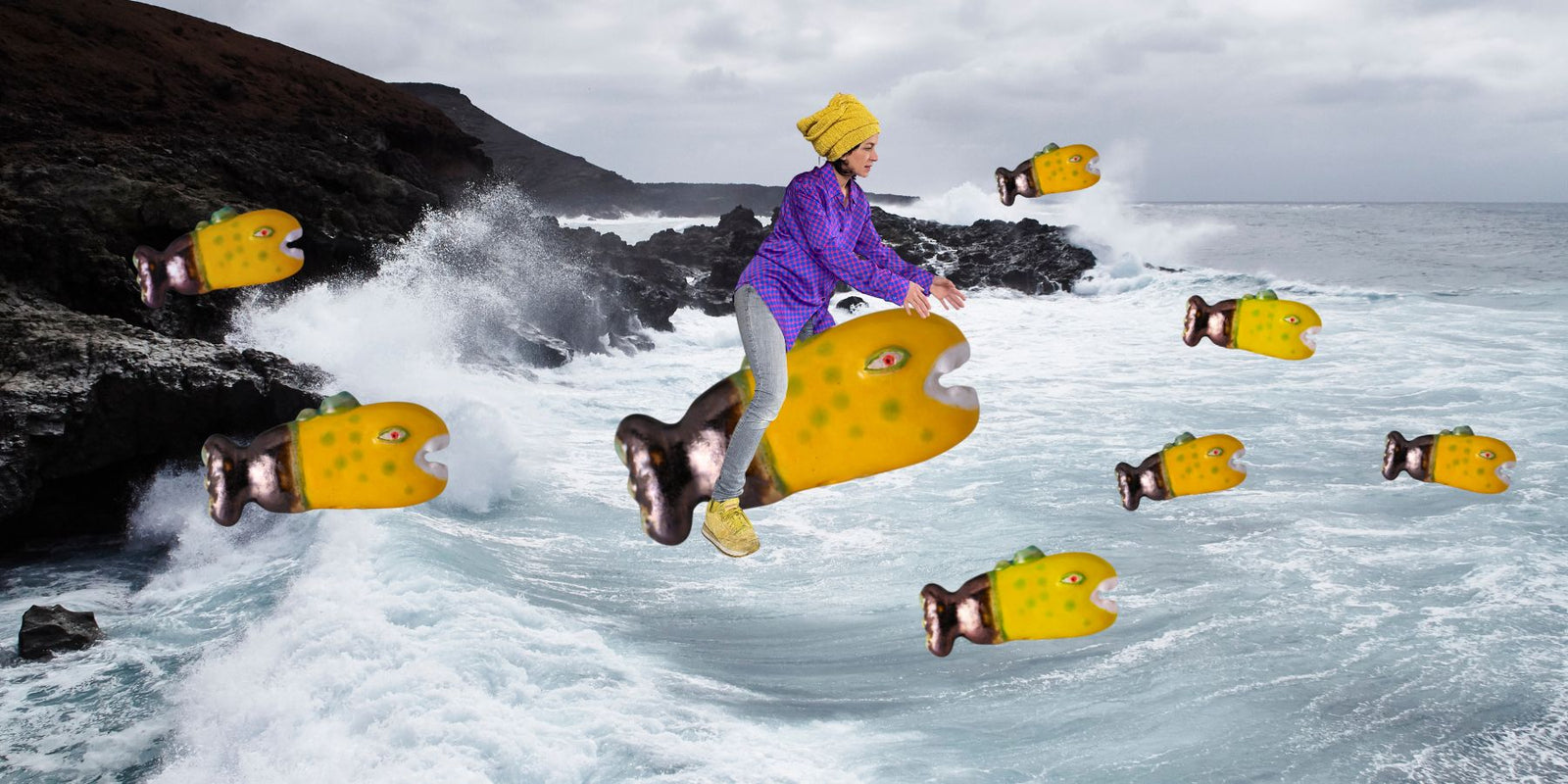 Le ceramiche artistiche a forma di pesce di Simona Frigerio