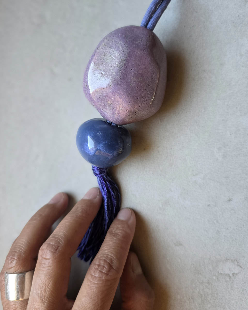 Collana con Pietra Viola