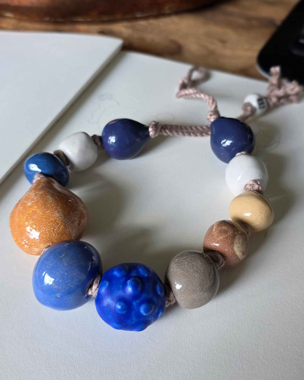 Collana di perle organiche Mediterraneo