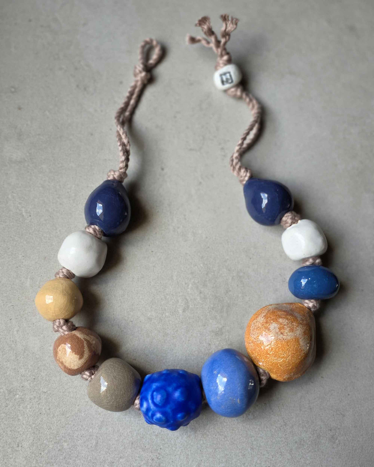 Collana di perle organiche Mediterraneo